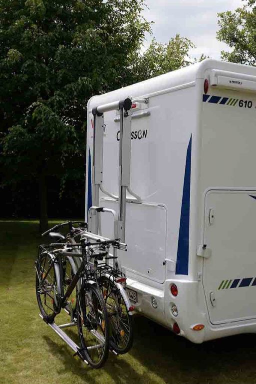 Porte-vélos pour camping-car et fourgon